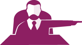 Image of a man at a desk